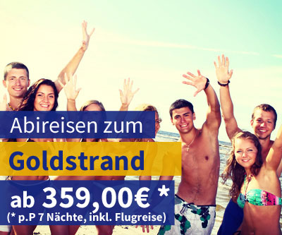 Abireisen Goldstrand