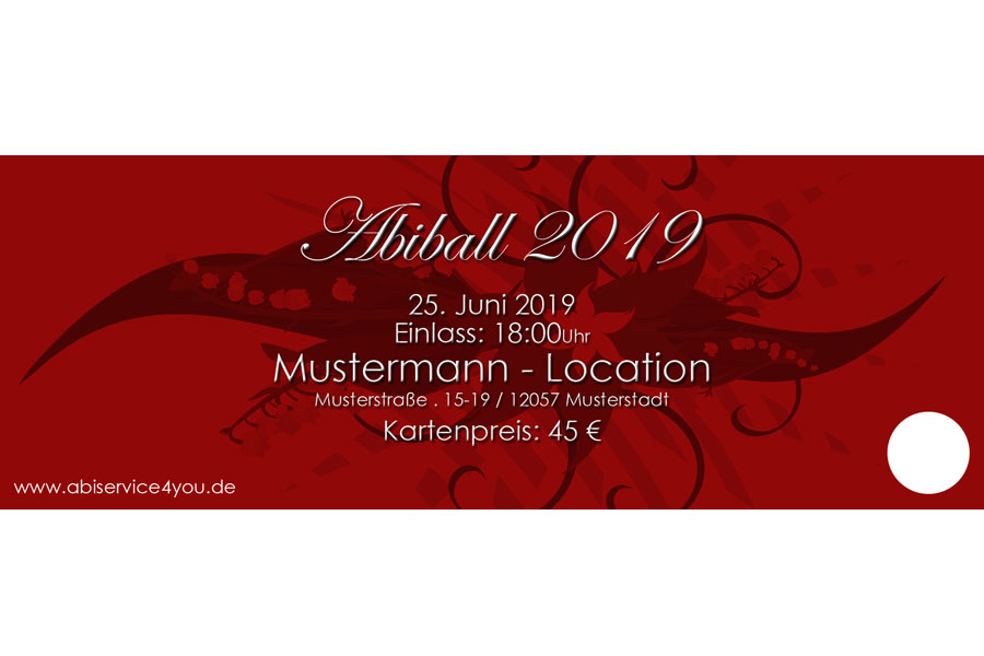 Abiball Eintrittskarten Infos Zu Design Und Druck